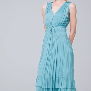 White House Black Market Pleated Midi Dress